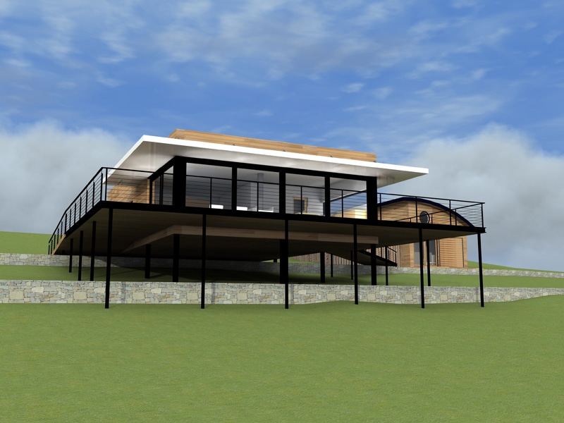 Maison sur pilotis