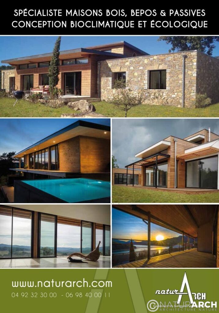 NaturARCH House Specialist, Architecture Bioclimatic Design Wood