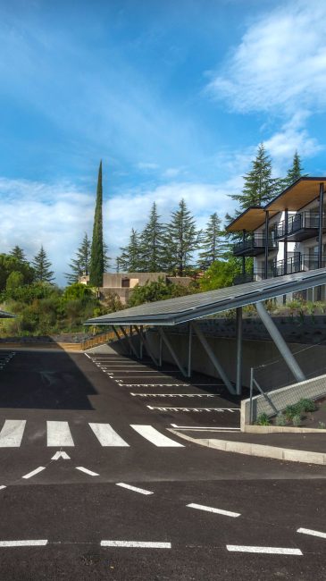 NaturARCH Architecte écologique, 35 logements à énergie positive (3 bâtiments) à Manosque