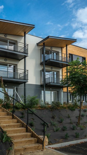 NaturARCH Architecte écologique, 35 logements à énergie positive (3 bâtiments) à Manosque
