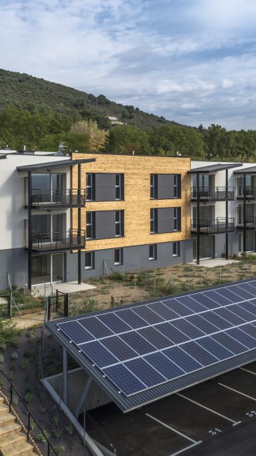 NaturARCH, 35 logement à énergie positive, Architecture durable, habitations écologique, Manosque, Alpes-de-Haute-Provence